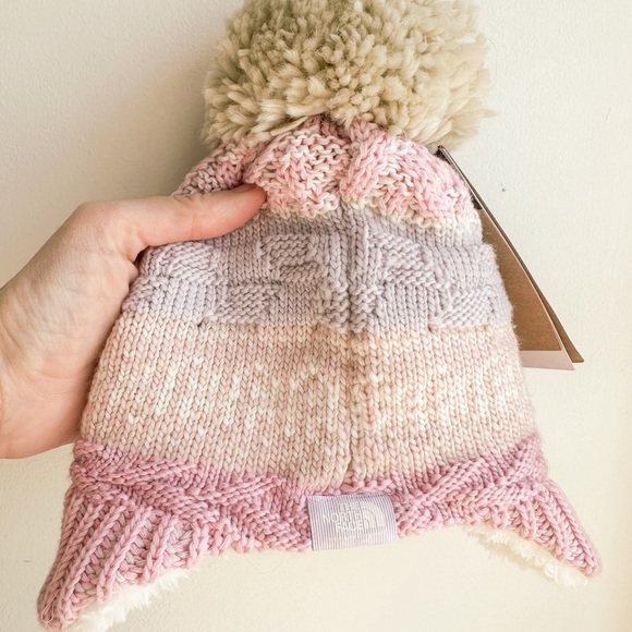 Adorable brand new North Face hat 0-6m. Fuzzy inside! Bought the wrong size. - Picture 3 of 3